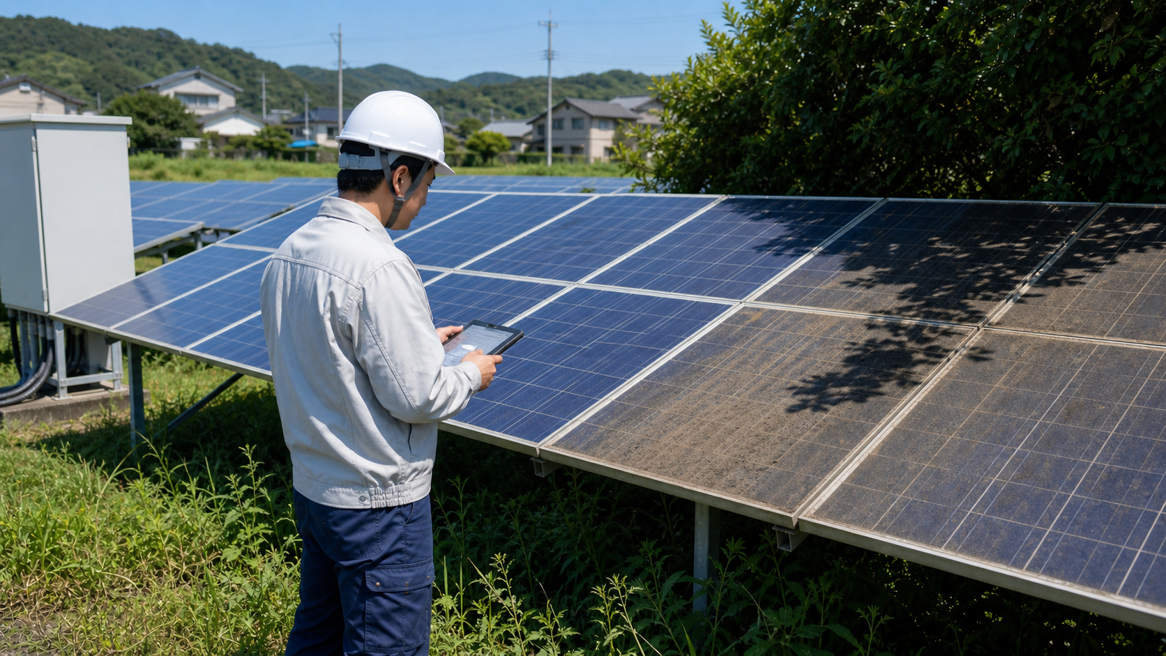 発電量低下の確認イメージ