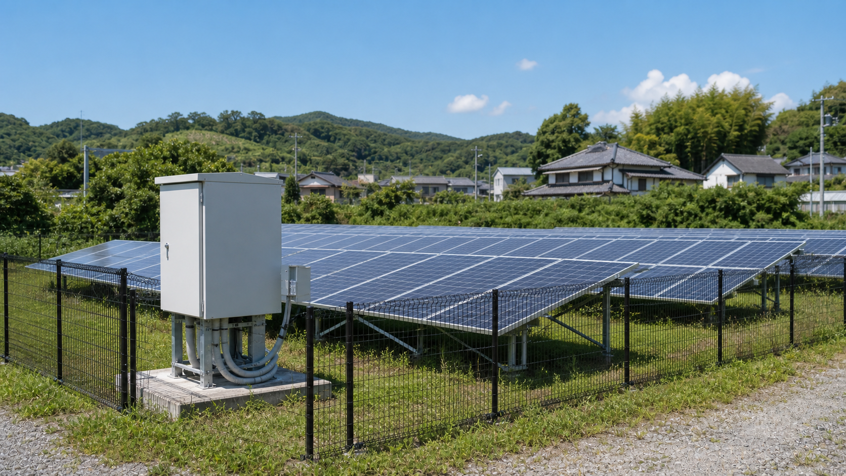 低圧発電所の外観点検イメージ